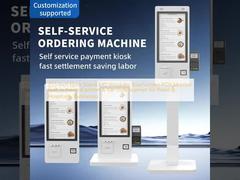 Monitor POS Touchscreen Windows AIO de 21,5 polegadas com suporte de chão, impressora térmica e leitor de código de barras integrados para empresas de varejo e hospitalidade