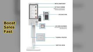 Máquina POS de 21,5 polegadas aumenta a eficiência do varejo