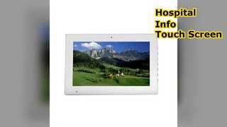 A sinalização da tela de toque do hospital melhora o atendimento ao paciente
