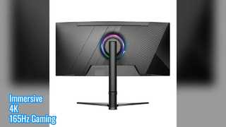 Monitor curvado 165Hz do jogo de 34 polegadas 4K