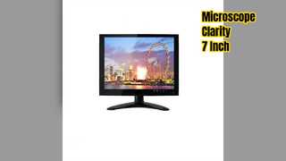 Visor de microscópio BNC com monitor LED de 7 polegadas