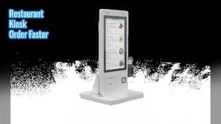 Quiosque do autoatendimento do restaurante tela táctil de 21,5 polegadas