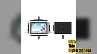 Sinalização digital Android ultrafina para anúncios