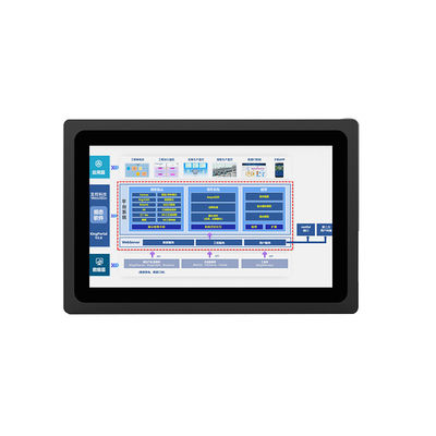 PCAP 18,5 polegadas touch screen montado na parede monitor de tela sensível ao toque industrial capacitivo