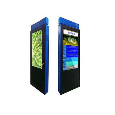 55 polegadas de piso de pé 4K Publicidade Totem Digital Media Player Display LCD Outdoor IP65 Digital Signage Touch Screen