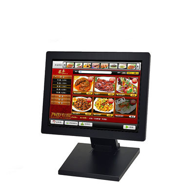 Monitor de tela sensível ao toque 15 polegadas monitor LCD para restaurante e supermercado
