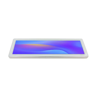 8Ecrã de publicidade de 0,8 polegada Reprodutor de alumínio Monitor de sinalização digital Display LCD de barra esticada