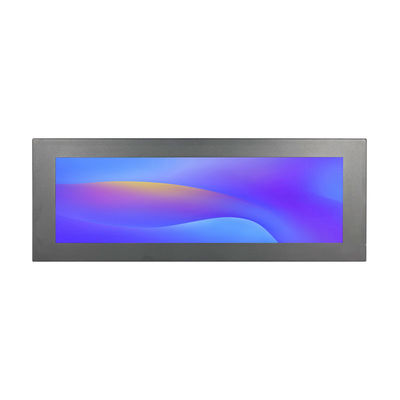 14.9 polegadas Ultra Strip Wide Extended Bar Commercial Monitor Screen Digital Signage LCD Display de publicidade