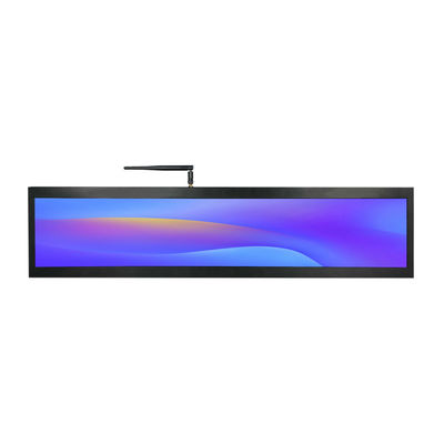 Supermercado de 24 polegadas Ultra Wide Strip Publicidade Digital Signage Monitor Tipo Extended Bar LED Display Screen