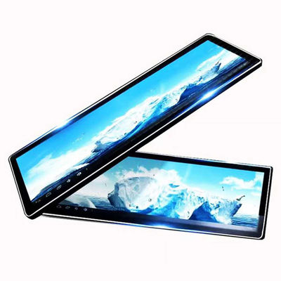 Ecrã de publicidade de borda Android Ultra Larga Barra de Estiramento Ecrã LCD Para Supermercado