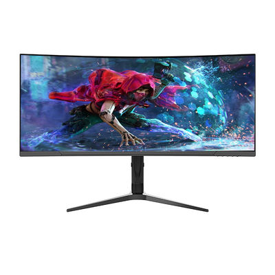 Super-wide Curved Monitor 4k IPS Panel 34 polegadas 3440 * 1440 165Hz Gaming PC Monitor