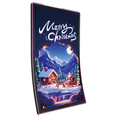 Fornecedor Personalizado 43 polegadas Curvo touch screen monitor 1920 * 1080p J-Type R1500 capacitivo curvo touch screen para máquinas de jogos especializados