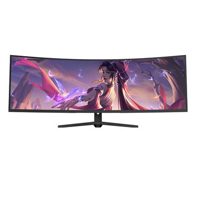 5K Monitor 49 Inch Monitor Curved Gaming Monitor PC com Freesync 2025 Nova Chegada Alta Resolução